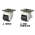 2.5인치 중하중용 캐스터 (GLH Series/NYQ Wheel)