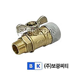 PB M볼밸브(나비/BK)