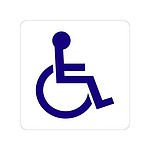 아크릴사인 (장애인 표시)