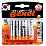 알카라인 AA 건전지 (AA4 카드타입)