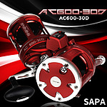 AC600-30D 장구통릴 12볼베어링 우핸들