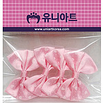 하트 땡땡이 리본
