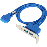 2포트 USB 3.0 브라켓 (NM-U302BL)