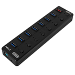 7포트 USB 3.0+1포트 충전포트지원 유전원 허브 (NEXT-UH308)