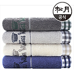 카운테스마라 라인체크40 자수인쇄 수건