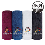 복주머니 나염인쇄 수건