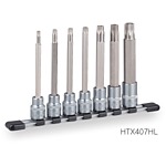 1/2인치 6각 홀형 롱 별비트소켓 세트 (HTX407HL)