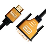 HDMI to DVI 1.4 골드메탈 케이블