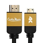 HDMI to Mini HDMI 2.0 골드메탈 케이블