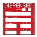 프로세스 라벨 (DISPENSED)