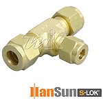 레듀싱 유니온 티 STR (inch to inch, Brass)
