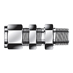 벌크헤드 메일 커넥터 SMCB (mm-inch, Brass)