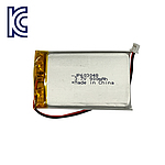 리튬폴리머 KC인증 충전지 JP603048 900mAh