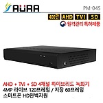 4채널 하이브리드 녹화기 (하드 미포함/PM-04S)