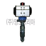 실린더 버터플라이밸브 (PP)
