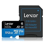 Micro SDHC/XC 카드 UHS-I (32/64/128/256/512GB)