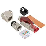 CAT.8 Toolless RJ-45 플러그(낱개/꺾임/스크류 타입)