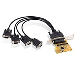 4포트 PCI-Express 시리얼카드 케이블 (SUNIX SER6456AL-C)