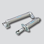 표준형 편로드 실린더 (복동, 튜브내경 20mm, 선단너트 1개, 행정거리 25~500mm)