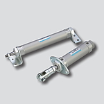 헤드측 플랜지형 편로드 실린더 (복동, 튜브내경 20mm, 선단너트 1개, 행정거리 25~500mm)