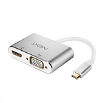 USB C to HDMI+VGA 컨버터 (NEXT-2252TCHV)