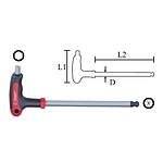 볼&육각 T 렌치 PVC핸들 세트 (16775-6M/6A/9M/9A)