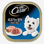 강아지 캔 (소고기와 참치 100g)