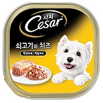 강아지 캔 (소고기와 치즈 100g)