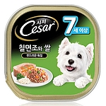강아지 캔 (시니어 칠면조와 쌀 100g)