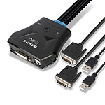 2:1 USB DVI KVM 스위치 (케이블 일체형/NEXT-632DC-KVM)