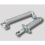 푸트형 실린더 (에어쿠션형, 단동후진, 내경 25mm, 선단너트 1개, 행정 25~150mm)