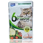 고양이 파우치 (6flavor 치킨 야채 수프 파우치 50g)