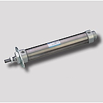 표준형 편로드 실린더 (에어쿠션, 복동, 내경 32mm, 선단너트 1개, 행정 25~250mm)
