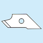콤파스형 커터날 (XB57)