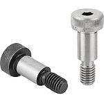 연결부가 있는 로케이팅 볼트 (K0705 / DIN ISO 7379와 유사)