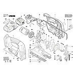 충전 직쏘 부품 (GST 14.4 V-LI)