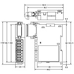 CompoNet 디지털 I / O 슬레이브 e-CON 커넥터 유형