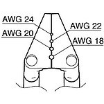 벤트 블레이드 18-24AWG