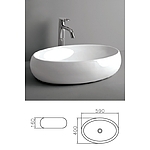 탑볼 세면기 (HCL-5202-CL)