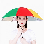 우산형 무지개 모자