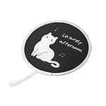 고양이 요술 접이식 부채