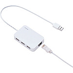 유선 LAN 어댑터 USB2.0 허브있는 EDC-FUA2H 시리즈