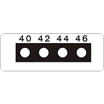 써맥스 비가역성 온도 테이프 4Level Micro Strips 4ML