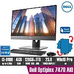 옵티플렉스 7470 AIO (i3-9100/4G/NVME 128GB+1TB/터치스크린/피벗/틸트/윈도우10 프로/3년 보증)