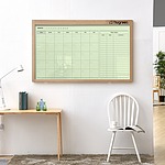 갤브형 디자인 유리칠판 (오크/1280×3000)