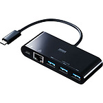LAN 어댑터가있는 USB Type-C 허브