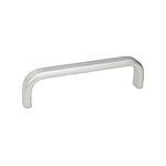 Flat cabinet U handles Aluminum (GN 668)