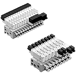 5포트 베이스배관 매니폴드블록 (MKV200B Series, 개별배선)