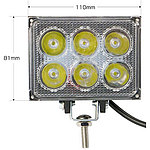 LED 각형 미니 워크 램프 WL-26