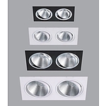 무빙 멀티 2구 매입 COB LED 조명 (6~36W)